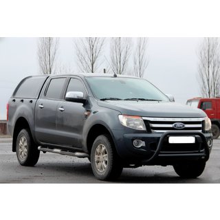 Přední ochranný rám WT022 Black (nerez) Ford Ranger 2011–2022 fotografie 2