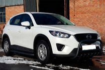 Mazda CX-5 2012–2017 Přední ochranný rám WT021 Black (nerez) fotografie 1