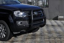 Volkswagen Amarok 2010–2022 Přední ochranný rám VL001 Black (nerez) fotografie 4