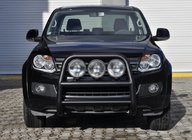 Volkswagen Amarok 2010–2022 Přední ochranný rám VL001 Black (nerez) fotografie 2
