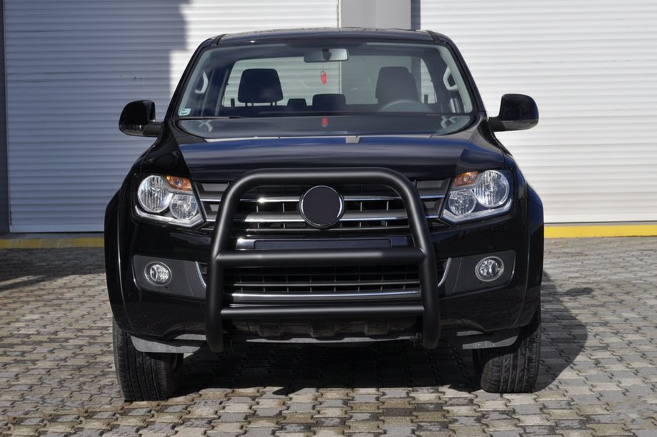 Volkswagen Amarok 2010–2022 Přední ochranný rám VL001 Black (nerez) Image