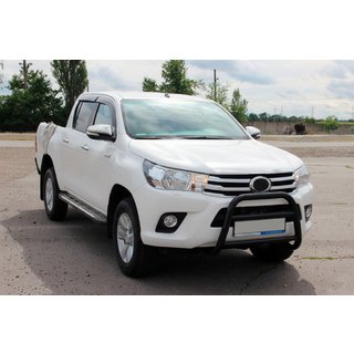 Přední ochranný rám WT023 Black (nerez) Toyota Hilux 2015– fotografie 3