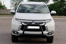 Mitsubishi Pajero Sport 2015– Přední ochranný rám WT008 Black (nerez) fotografie 1