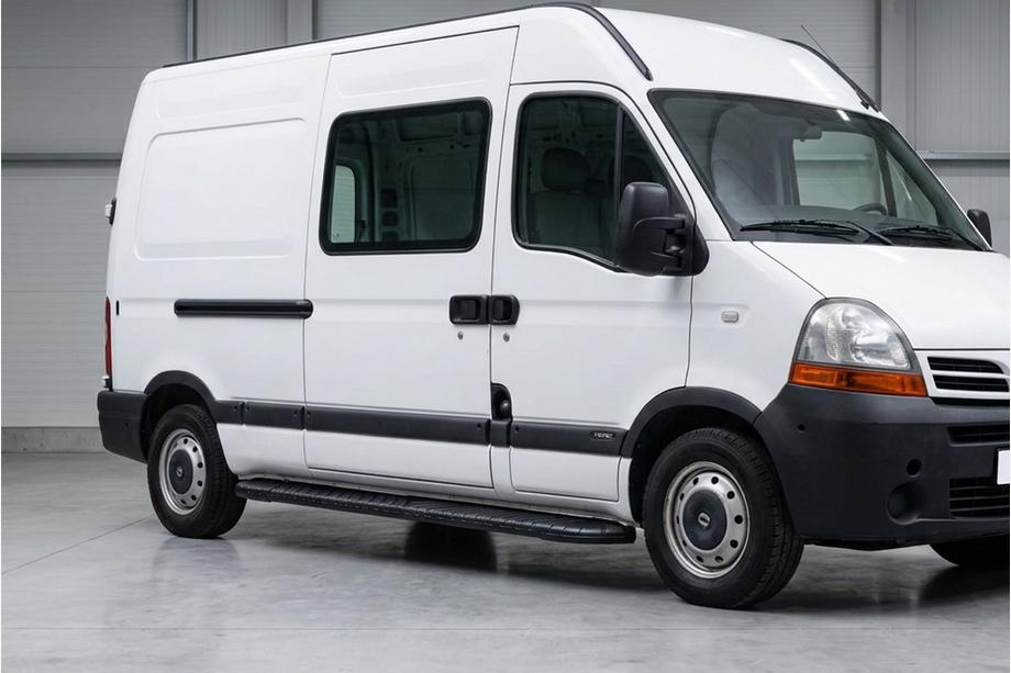Renault Master 1998–2010 Boční prahy Bosphorus Black (2 ks, hliník) Image