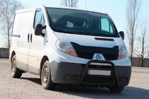Nissan Primastar 2002–2014 Přední ochranný rám QT-Spec Black (nerez.) fotografie 2