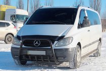 Mercedes Vito W639 2004–2014 Nerezový přední ochranný rám (bullbar) XL-WT025 Black fotografie 3