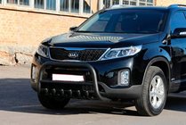 Kia Sorento II XM 2009–2014 Nerezový bullbar WT021 Black (nerez) fotografie 1