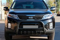 Kia Sorento II XM 2009–2014 Nerezový bullbar WT021 Black (nerez) fotografie 2