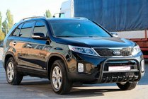Kia Sorento II XM 2009–2014 Nerezový bullbar WT021 Black (nerez) fotografie 3