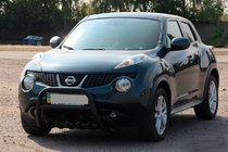 Nissan Juke 2010–2019 Přední ochranný rám QT012 Black (nerez) fotografie 2