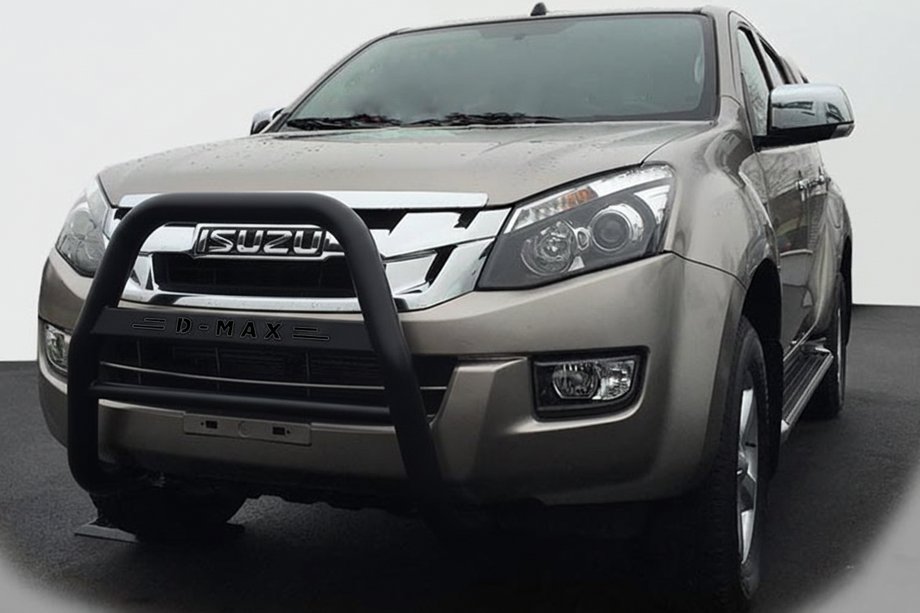 Isuzu D-Max 2011–2019 Přední ochranný rám QT008 Black (nerez) Image