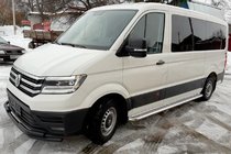 Volkswagen Crafter 2016– Přední ochranný rám ST085 Black (nerez) fotografie 1