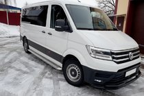 Volkswagen Crafter 2016– Přední ochranný rám ST085 Black (nerez) fotografie 2