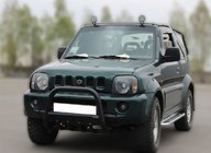 Suzuki Jimny 1998–2018 Přední ochranný rám (bullbar) F2-01 Black (nerez) fotografie 3