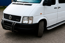 Volkswagen LT 1995–2006 Přední ochranný rám (bullbar) Kelebek WT011 Black (nerez) fotografie 3