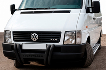 Volkswagen LT 1995–2006 Přední ochranný rám (bullbar) Kelebek WT011 Black (nerez) fotografie 1