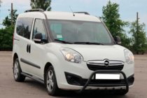 Opel Combo 2012–2018 Bullbar Black (nerez) fotografie 2