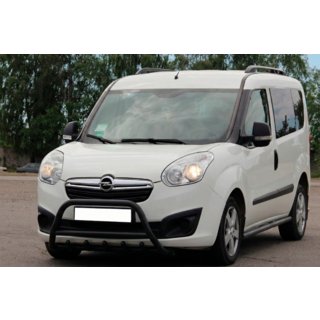 Bullbar Black (nerez) Opel Combo 2012–2018 fotografie 3