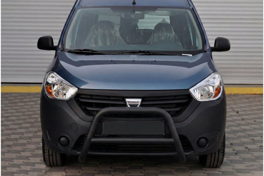 Renault Dokker 2013–2022 Přední ochranný rám WT006 Black (nerez) Image