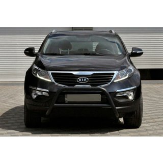 Přední ochranný rám WT006 Black (nerez) Kia Sportage 2010–2015 fotografie 2