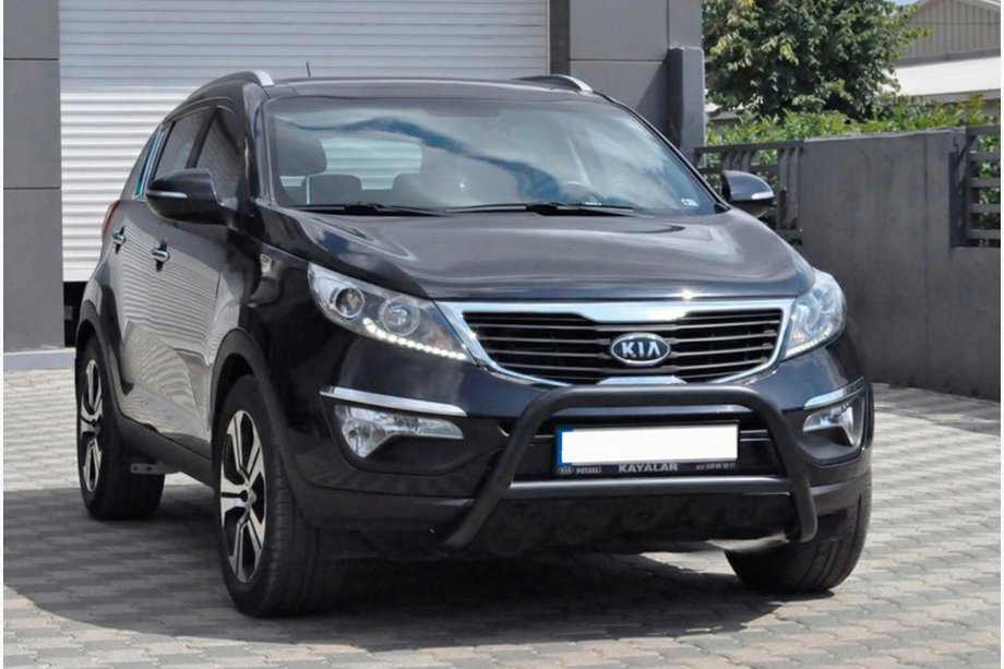 Kia Sportage 2010–2015 Přední ochranný rám WT006 Black (nerez) Image