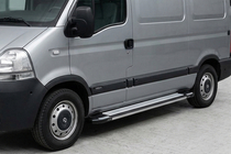 Renault Master 1998–2010 Boční nášlapy Rainbow (2 ks, hliník) fotografie 1
