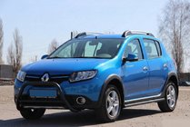 Dacia Sandero 2013–2020 Přední ochranný rám WT006 Black (nerez) fotografie 5