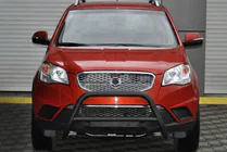 SsangYong Korando 2010–2019 Přední ochranný rám (bullbar) WT005 Black (nerez) fotografie 2