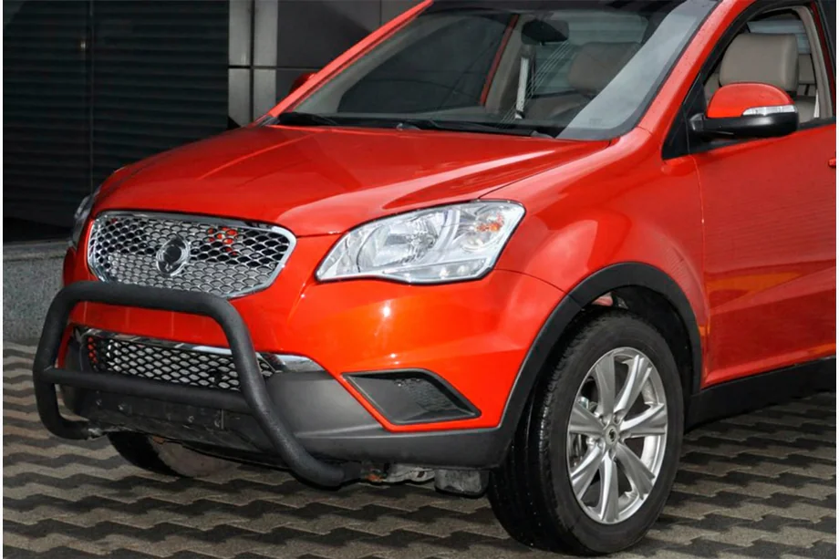 SsangYong Korando 2010–2019 Přední ochranný rám (bullbar) WT005 Black (nerez) Image