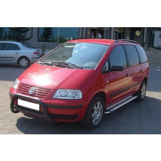 Přední ochranný rám WT005 Black (nerez) Volkswagen Sharan 1995–2010 fotografie 2
