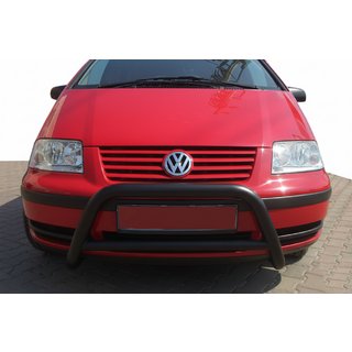 Přední ochranný rám WT005 Black (nerez) Volkswagen Sharan 1995–2010 fotografie 3