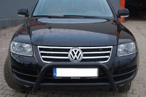 Volkswagen Touareg 2002–2010 Ochranný rám (bullbar) WT005 Colt Black (nerez) fotografie 3