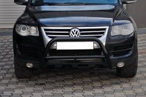 Volkswagen Touareg 2002–2010 Ochranný rám (bullbar) WT005 Colt Black (nerez) fotografie 5