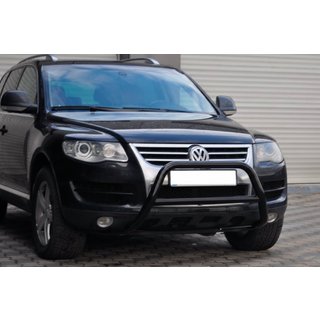 Ochranný rám (bullbar) WT005 Colt Black (nerez) Volkswagen Touareg 2002–2010 fotografie 2