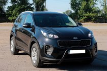Kia Sportage 2015–2021 Přední ochranný rám WT006 Black (nerez) fotografie 2