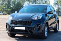 Kia Sportage 2015–2021 Přední ochranný rám WT006 Black (nerez) fotografie 3