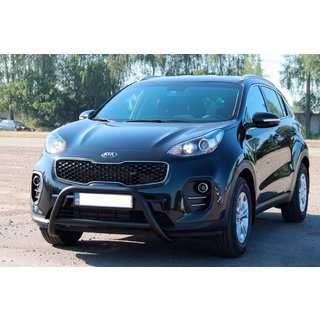 Přední ochranný rám WT006 Black (nerez) Kia Sportage 2015–2021 fotografie 3