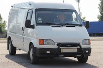 Ford Transit 1991–2000 Přední ochranný rám WT006 Black (nerez) fotografie 1