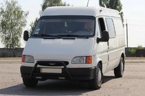 Ford Transit 1991–2000 Přední ochranný rám WT006 Black (nerez) fotografie 2