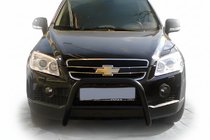 Chevrolet Captiva 2006–2019 Přední ochranný rám WT005 Black (nerez) fotografie 1