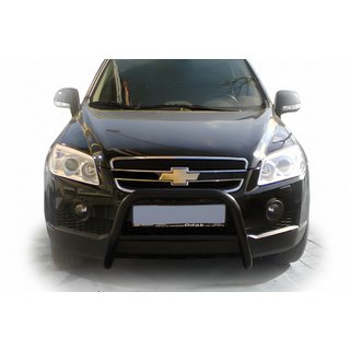 Přední ochranný rám WT005 Black (nerez) Chevrolet Captiva 2006–2019