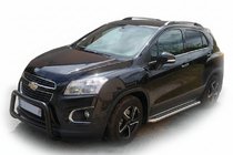 Chevrolet Trax 2012–2023 Přední ochranný rám WT005 Black (nerez) fotografie 1