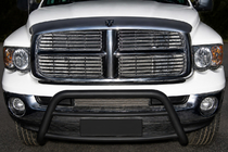 Dodge RAM (DR/DH/D1/DC/DM) 2002–2009 Přední ochranný rám WT005 Black (nerez) fotografie 1