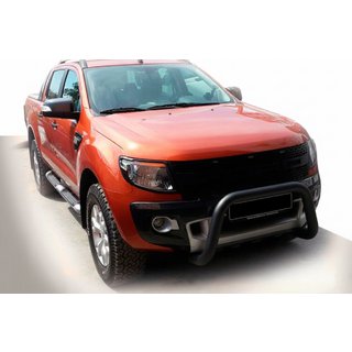 Přední ochranný rám WT005 Black (nerez) Ford Ranger 2011–2022