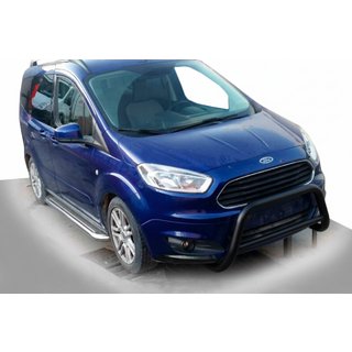 Přední ochranný rám WT005 Black (nerez) Ford Courier 2014–2023
