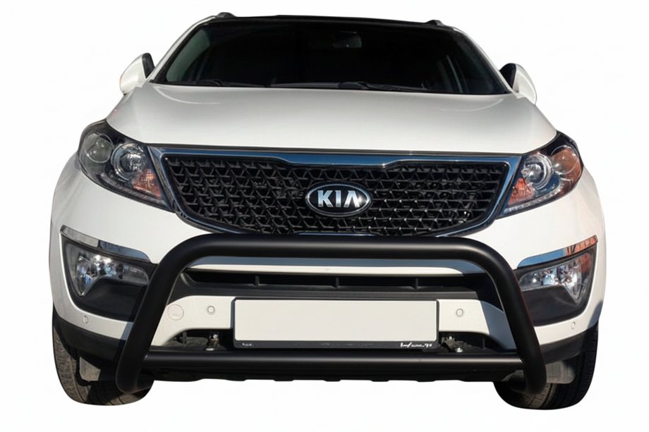 Kia Sorento II XM 2009–2014 Přední ochranný rám (bullbar) WT005 Black (nerez) Image