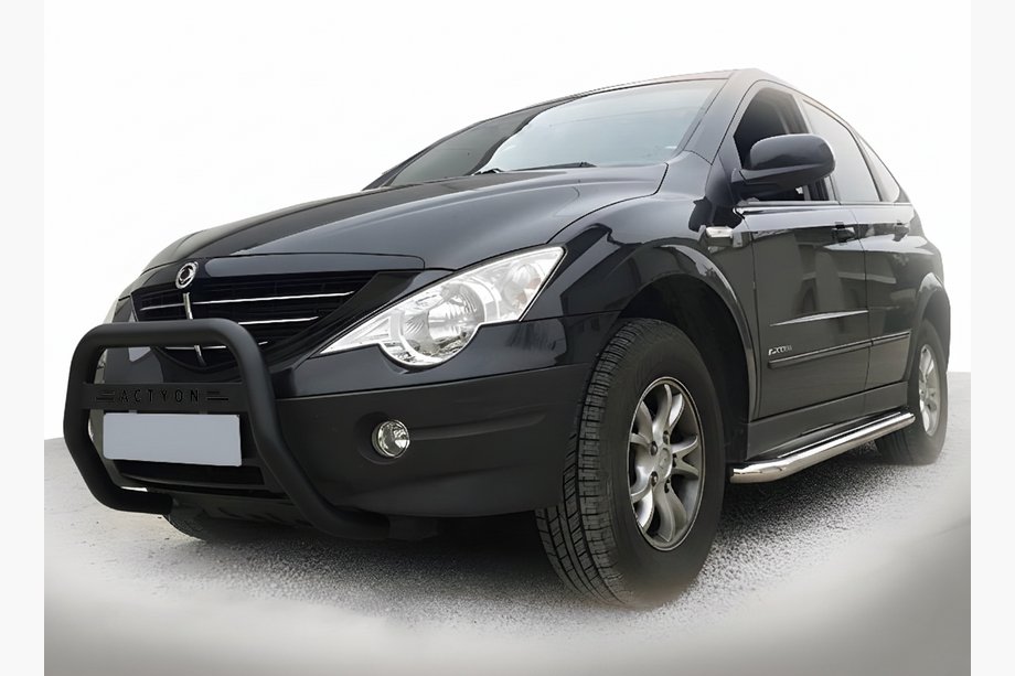 SsangYong Action 2005–2018 Přední ochranný rám WT005 Black (nerez) Image