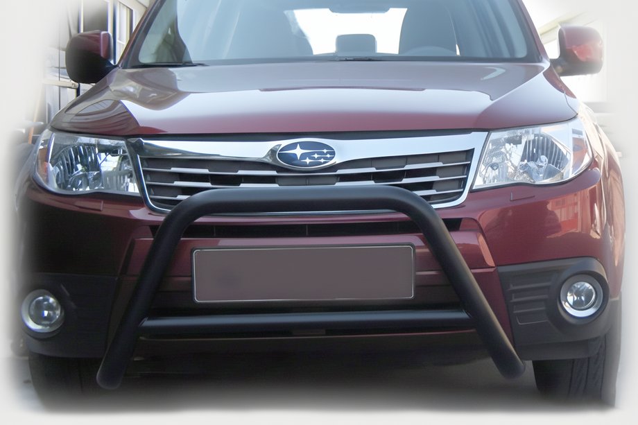 Subaru Forester 2008–2013 Přední ochranný rám (bullbar) WT005 Black (nerez) Image