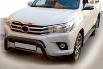 Toyota Hilux 2015– Přední ochranný rám WT009 Black (nerez) fotografie 1