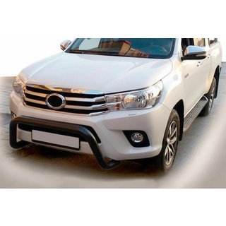 Přední ochranný rám WT009 Black (nerez) Toyota Hilux 2015–